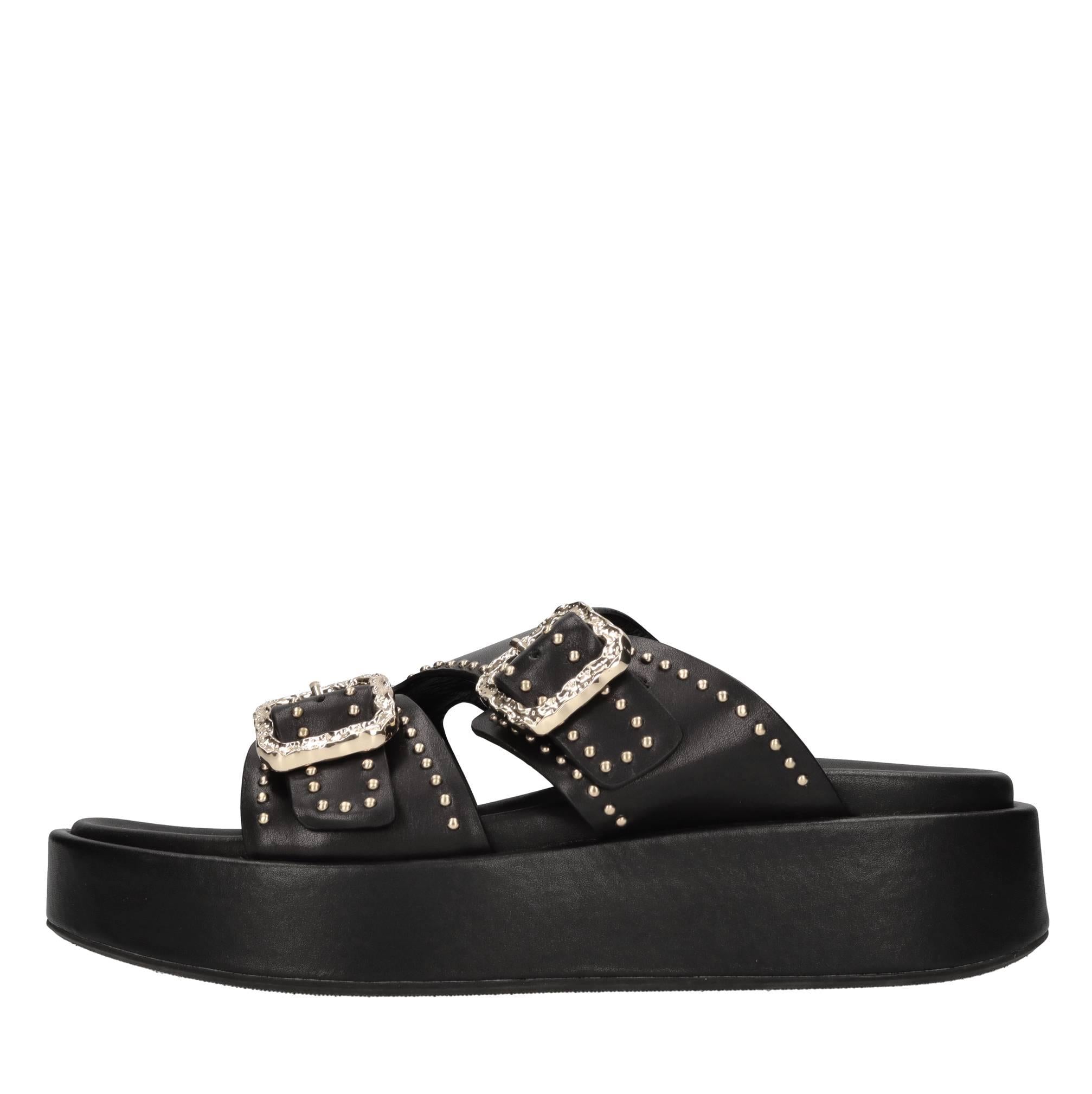 Mules in pelle 