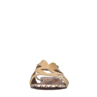 Sandali flat in pelle 