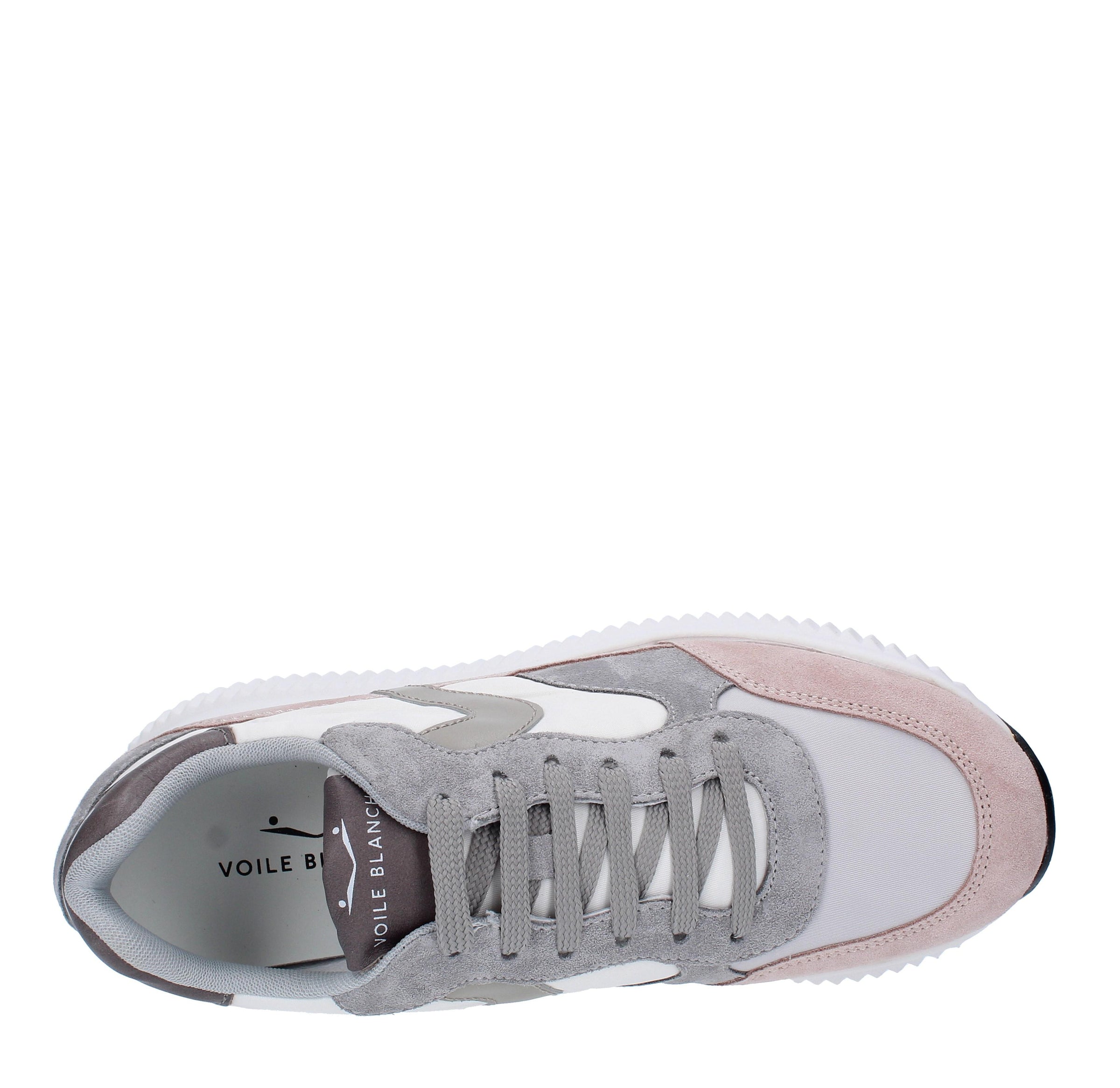 Sneakers VOILE BLANCHE modello JINNIE in pelle, camoscio e nylon 