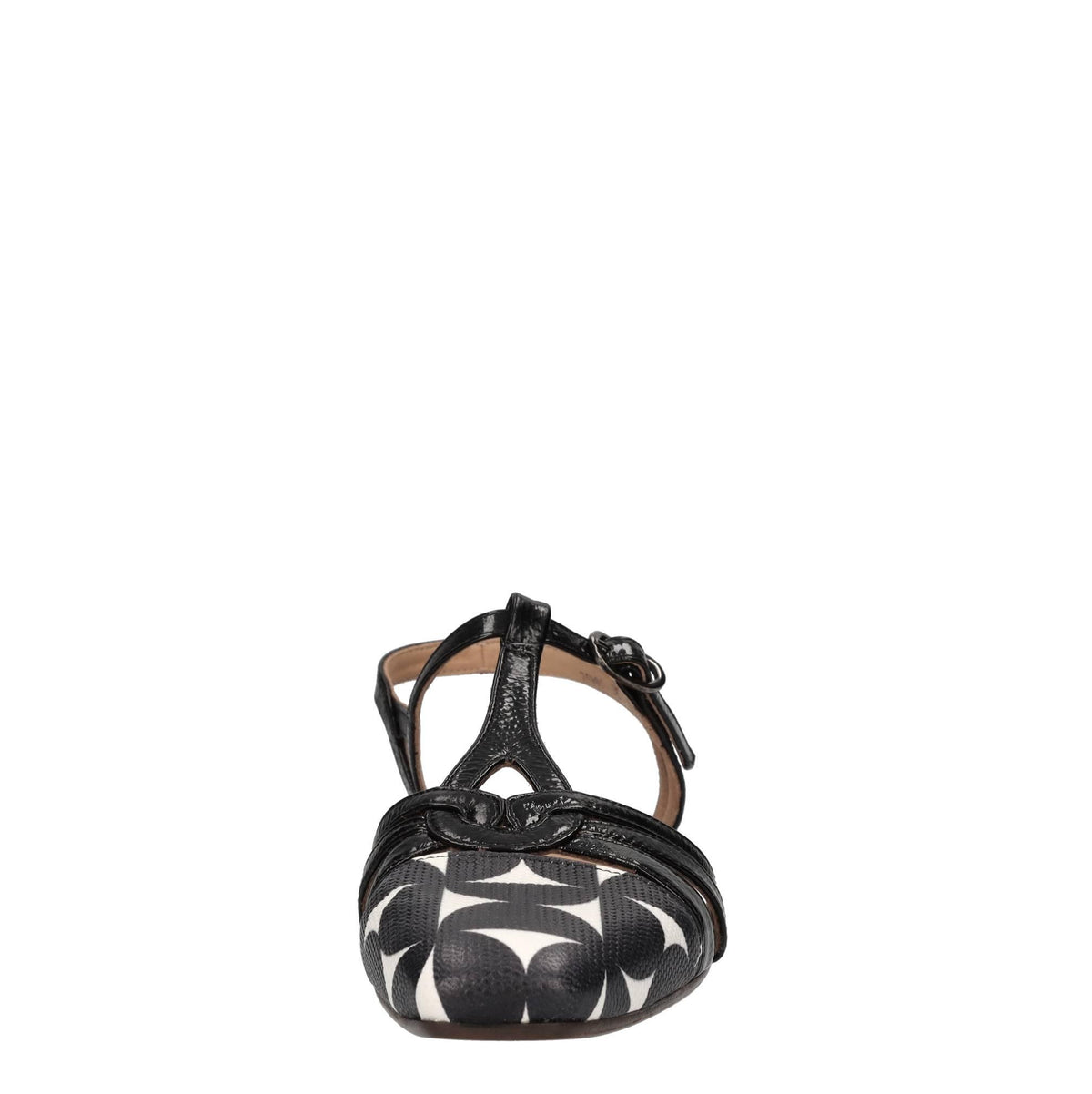 Décolleté slingback in pelle 