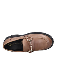 Mocassino in pelle<BR/> 