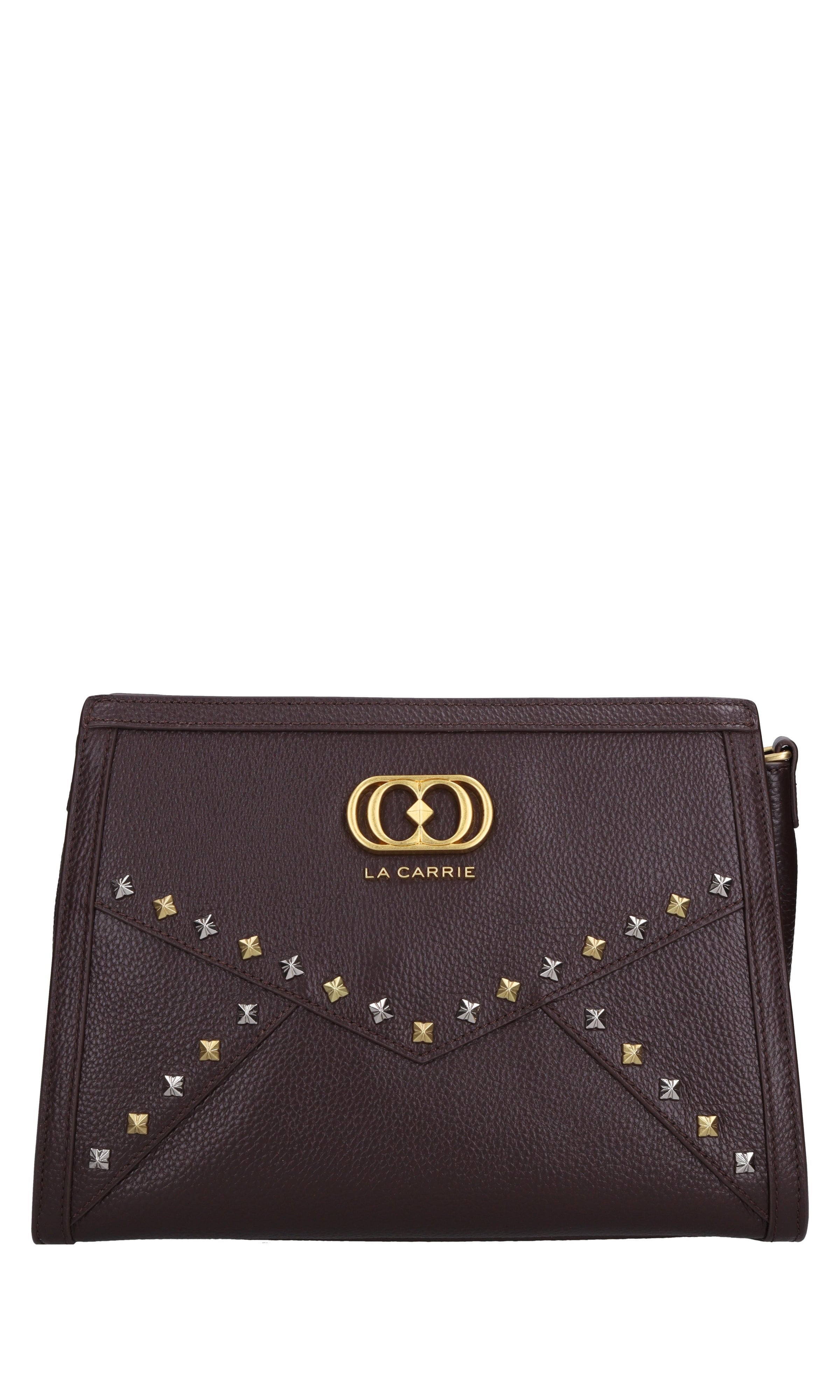 Borsa Frivolous med. in pelle e borchie 