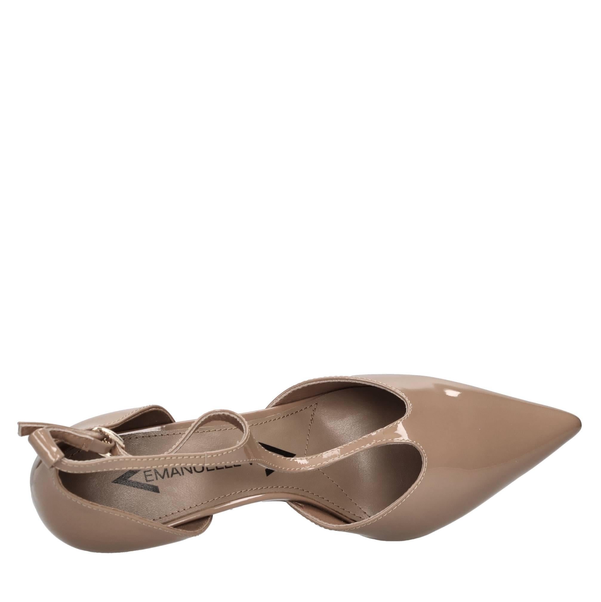 Décolleté slingback in vernice 