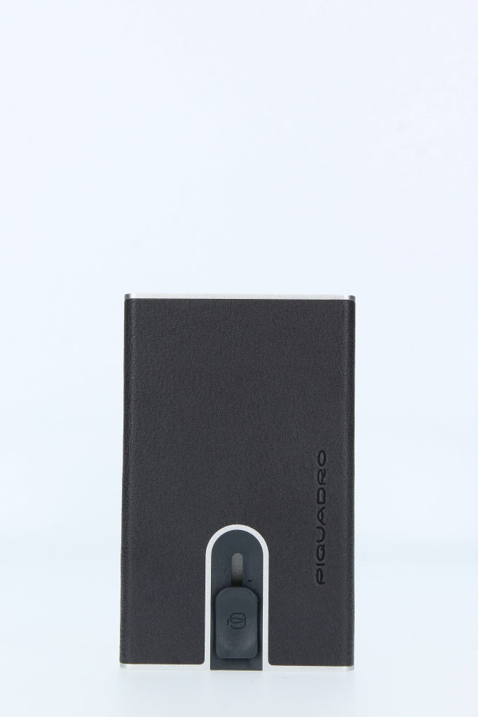 Porta carte di credito PIQUADRO codice prodotto PP4825B3R in pelle e metallo 