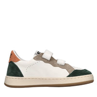 Sneakers in pelle e camoscio 