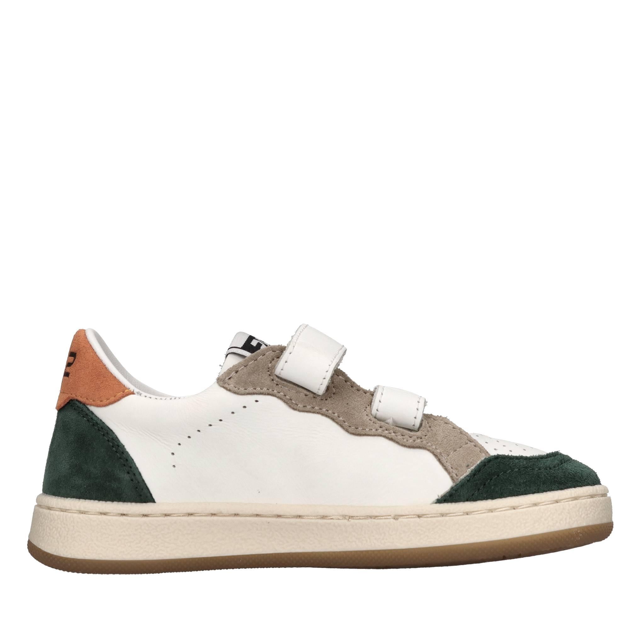 Sneakers in pelle e camoscio 
