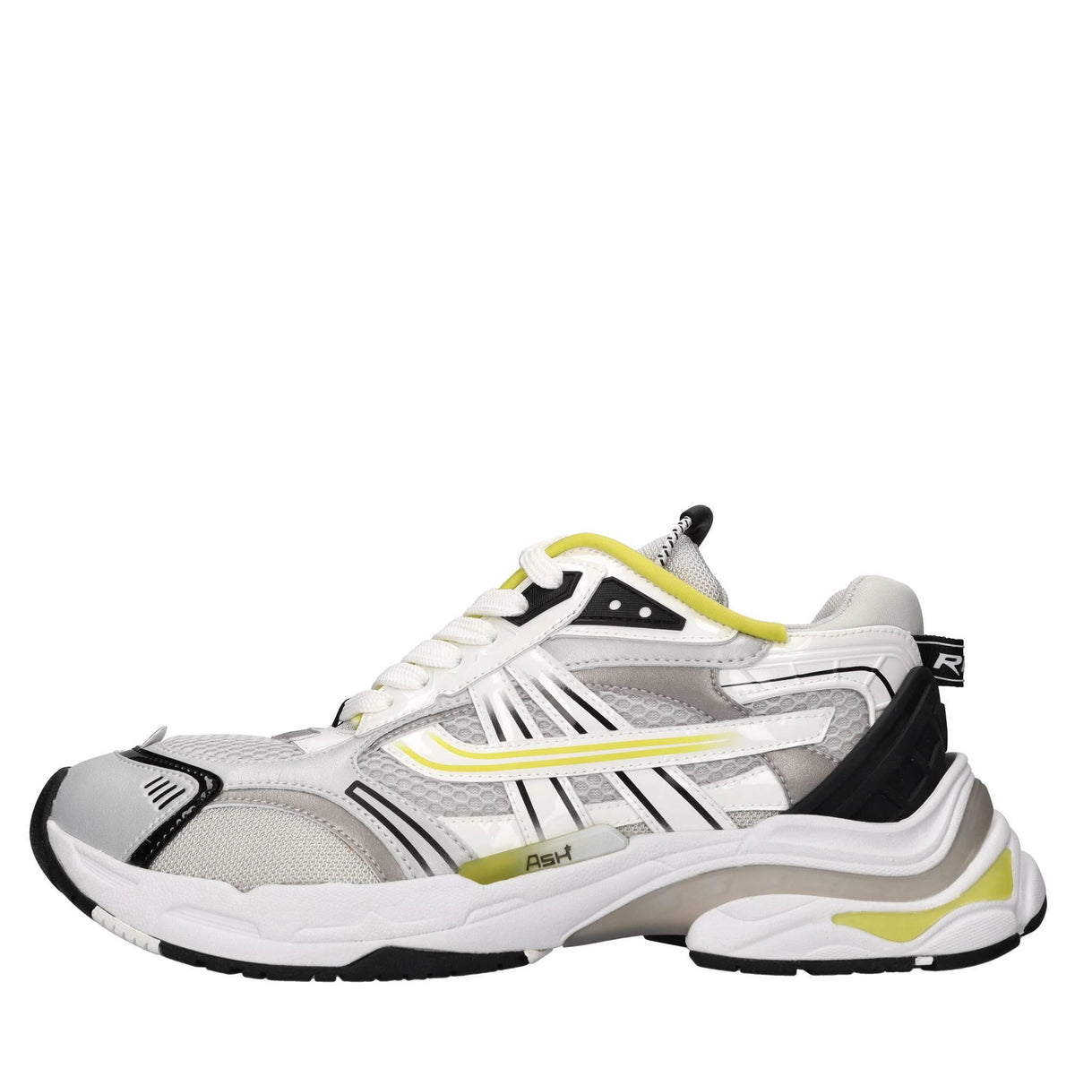 Sneakers in ecopelle e tessuto 