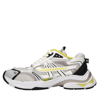 Sneakers in ecopelle e tessuto 