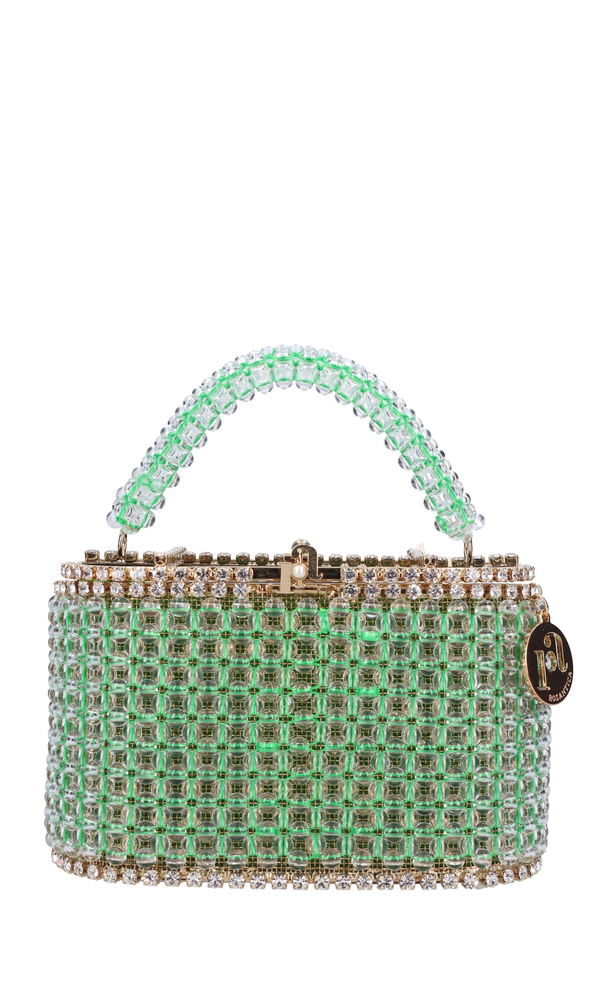 Borsa in ottone e strass 