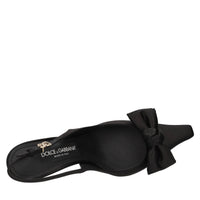 Décolleté slingback Mun in raso 
