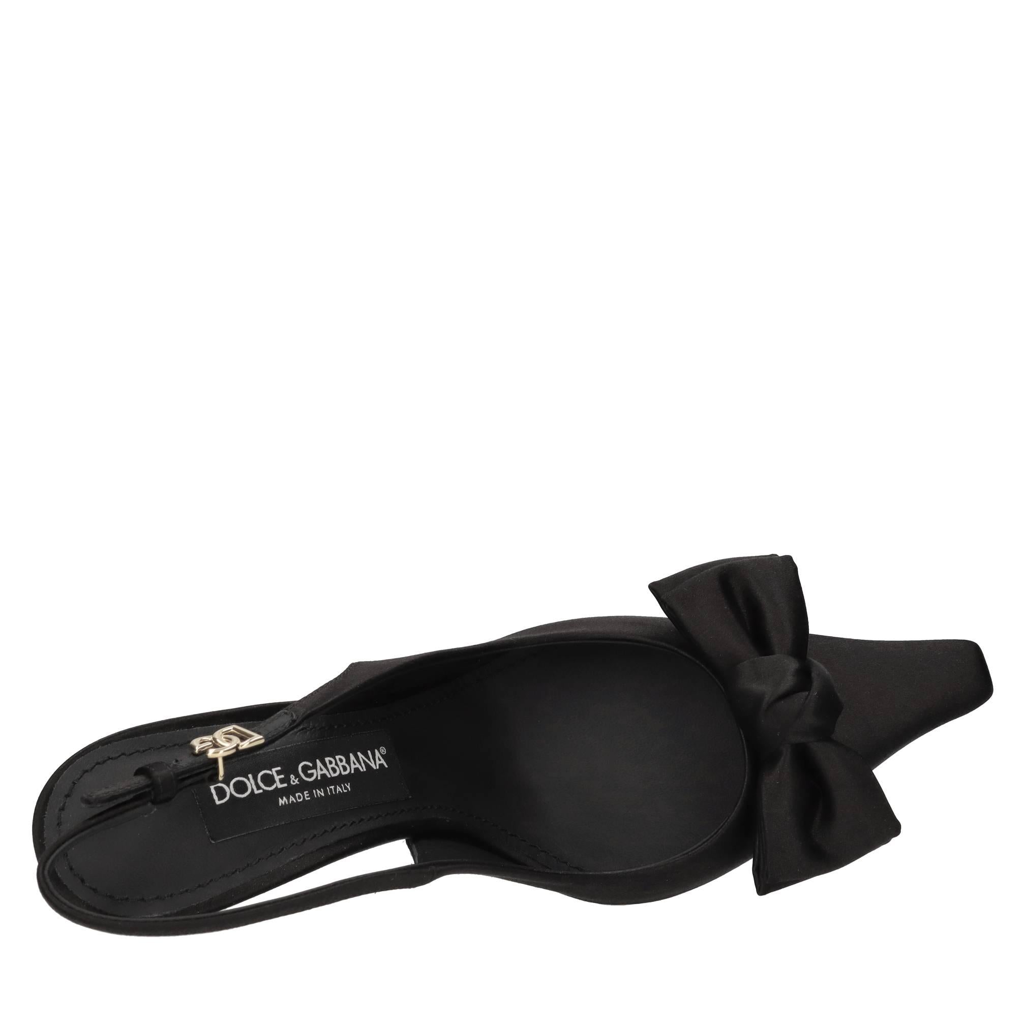 Décolleté slingback Mun in raso 