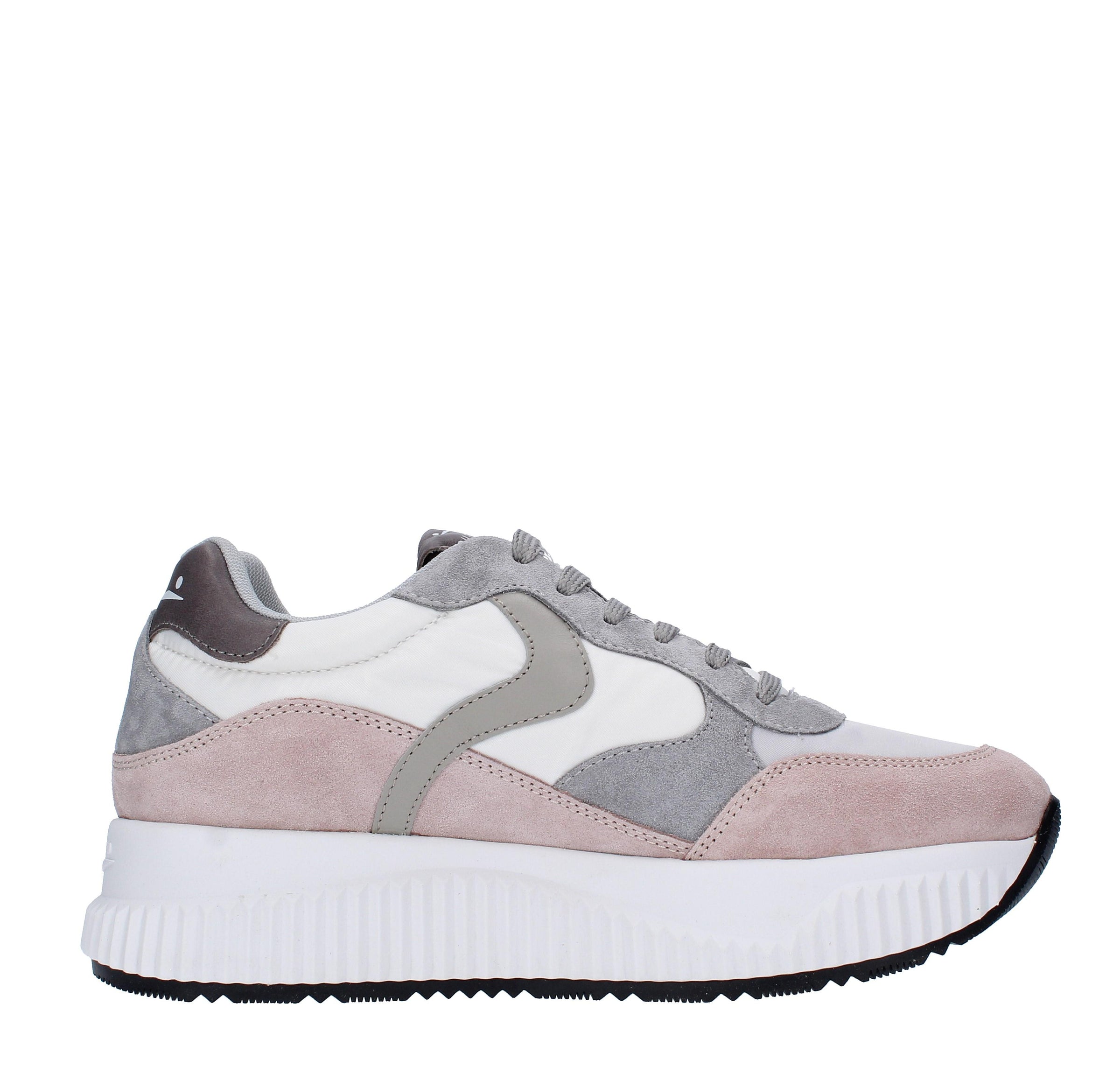 Sneakers VOILE BLANCHE modello JINNIE in pelle, camoscio e nylon 