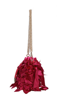 Borsa Night Edition Bows in raso 