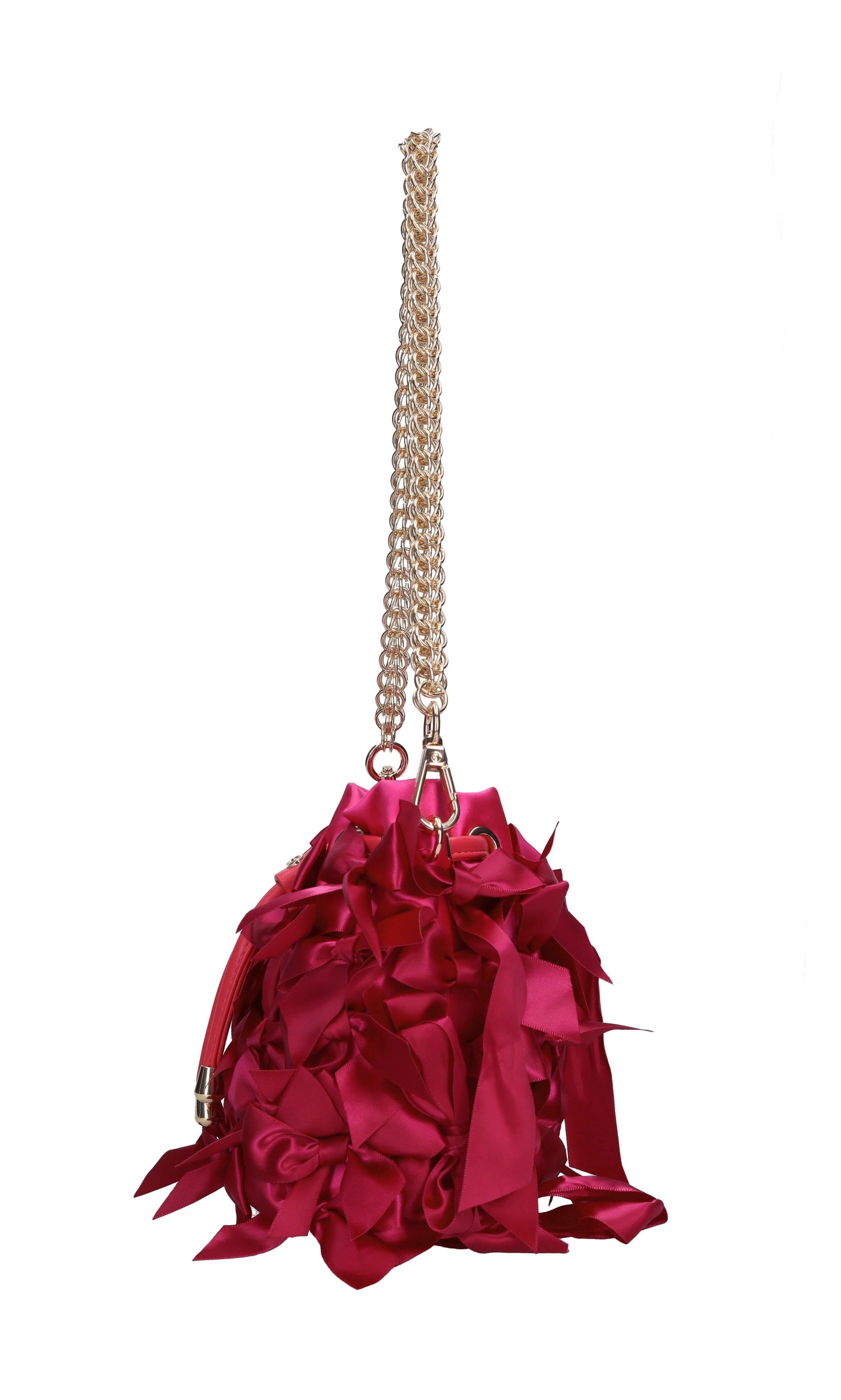Borsa Night Edition Bows in raso 