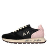 SUN68 Sneakers Ally Vintage in camoscio e tessuto