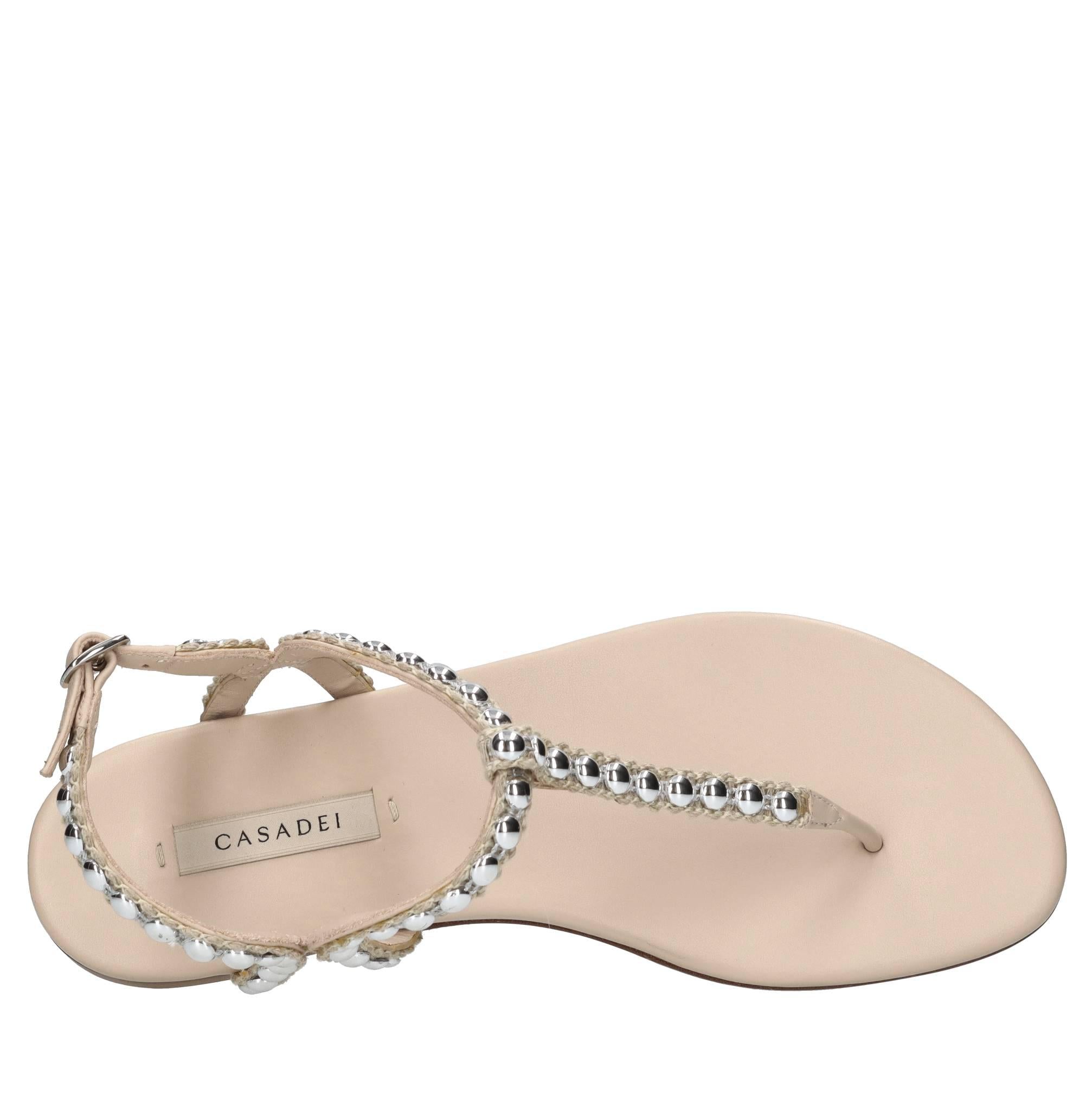 Sandali flat Florence in pelle 