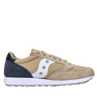 Sneakers in camoscio e tessuto 