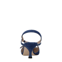 Décolleté slingback in camoscio 