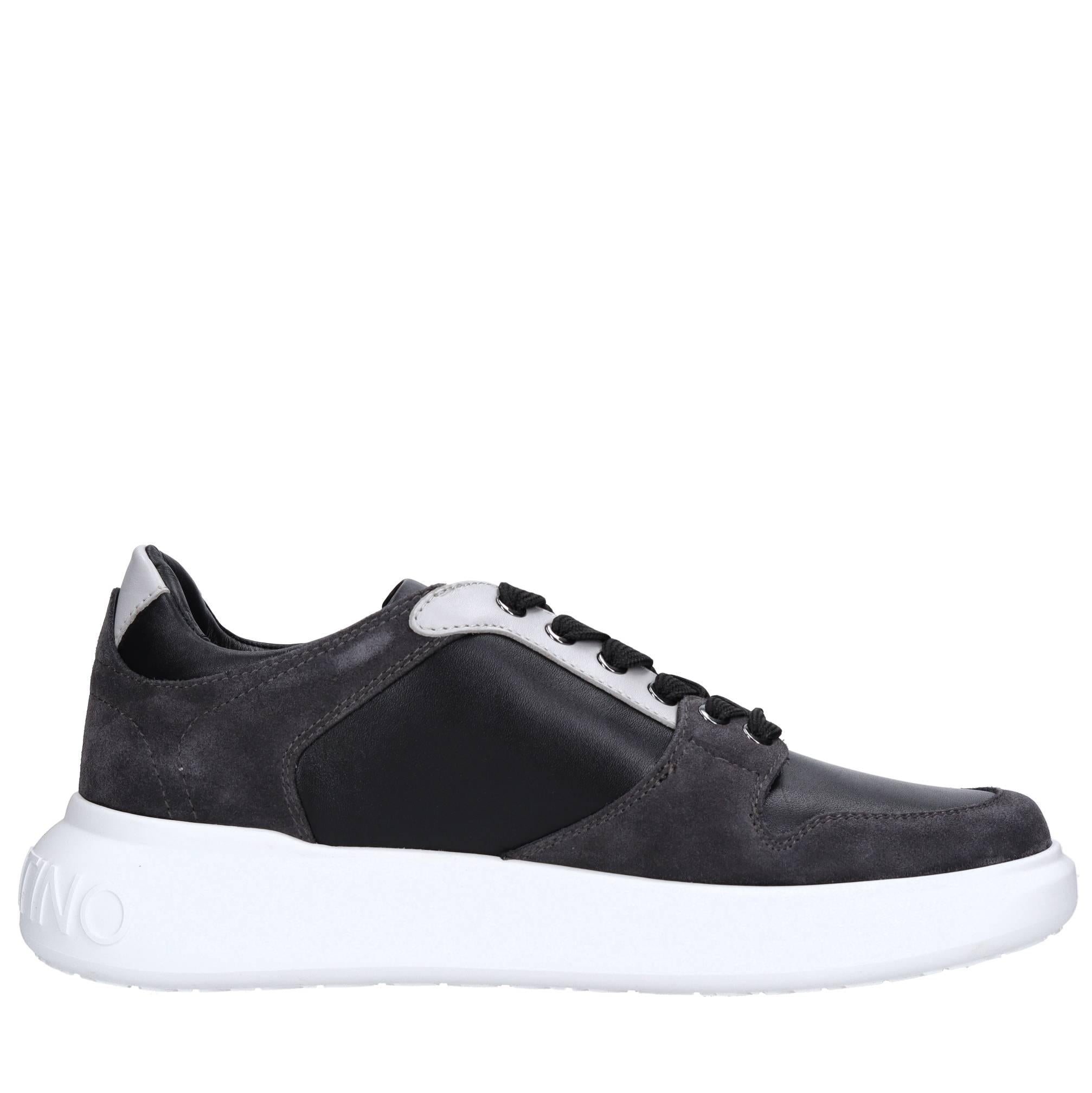 Sneakers in pelle e camoscio 