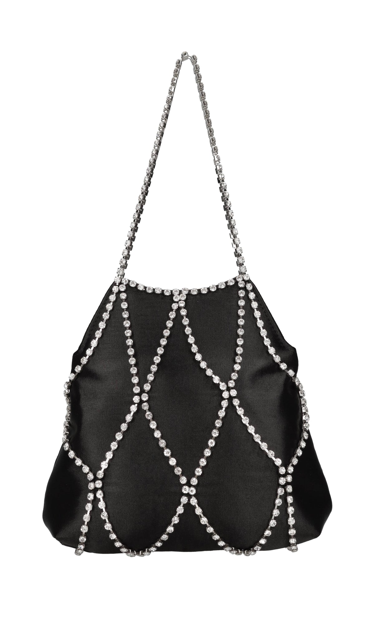 Borsa Kala in raso e strass 