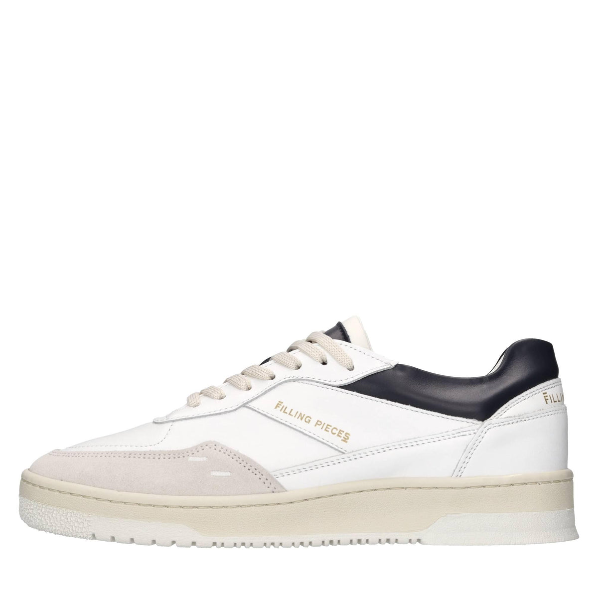 Sneakers in pelle,camoscio e tessuto 