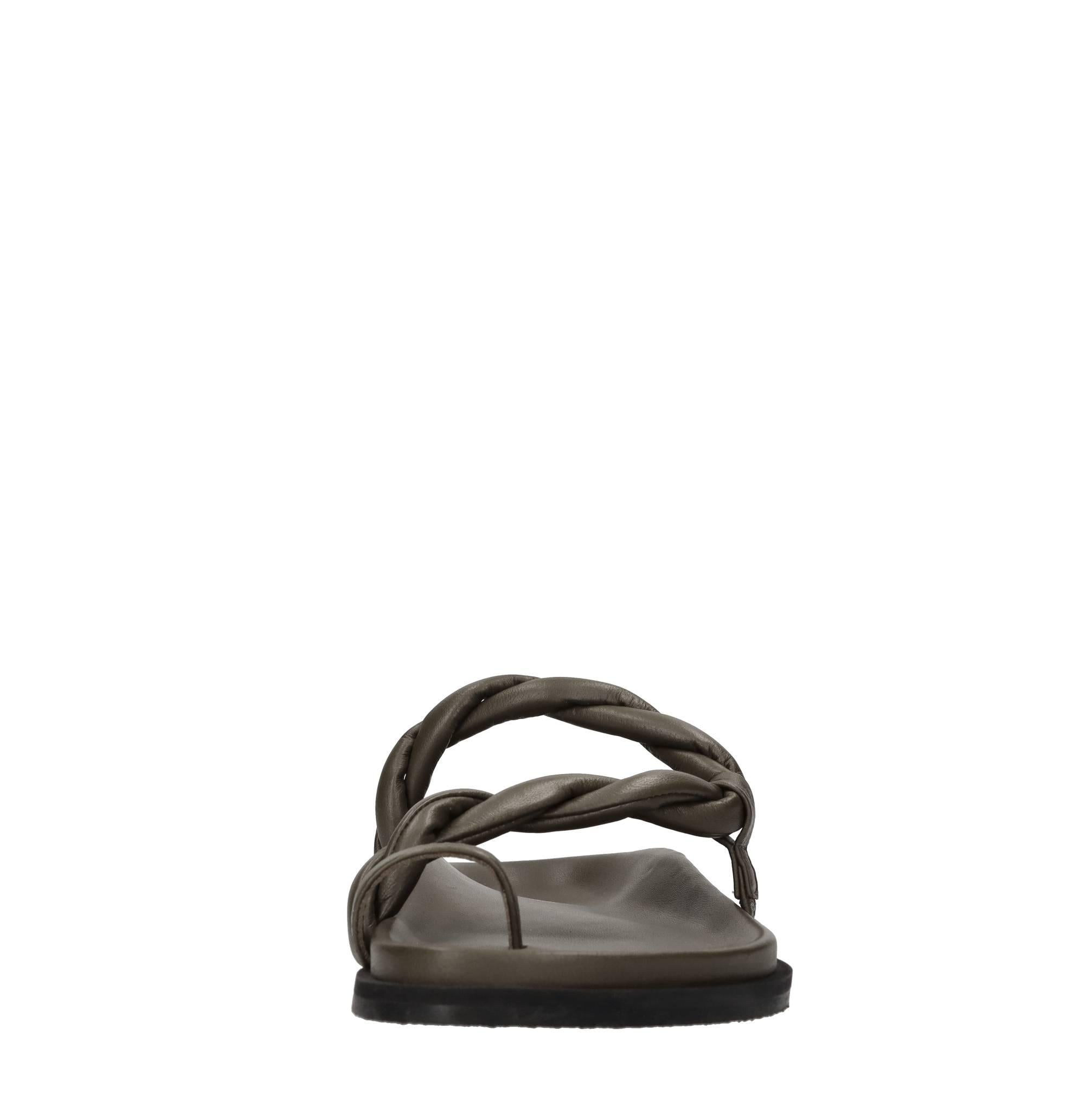 Mules in pelle 