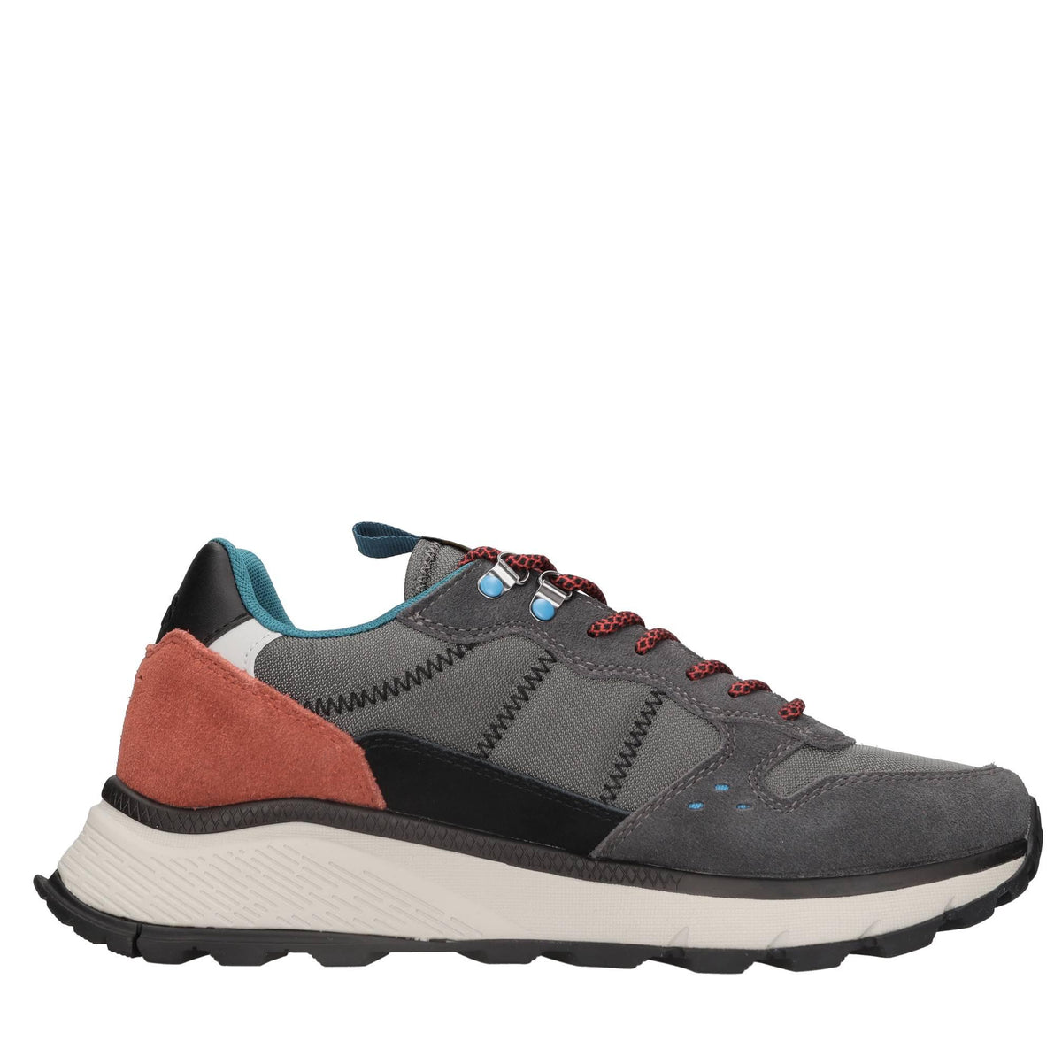 Sneakers modello Z44128 SUN68 in pelle scamosciata e tessuto traspirante 