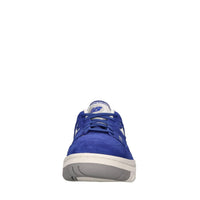 Sneakers in pelle e tessuto 