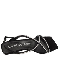 Sandali in camoscio e strass 