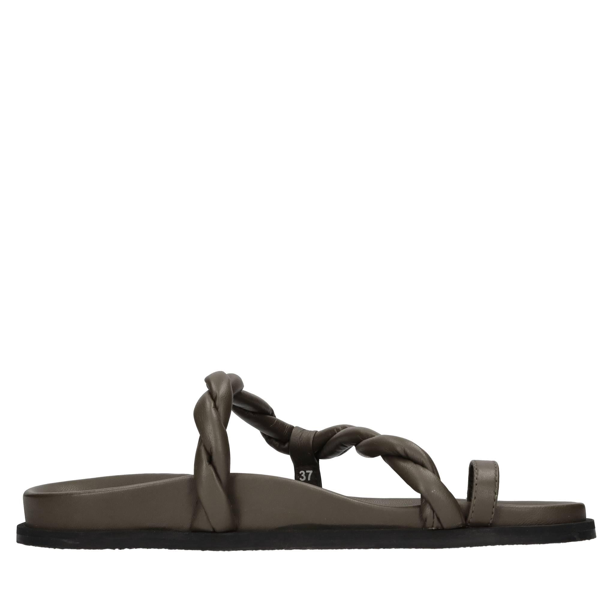 Mules in pelle 