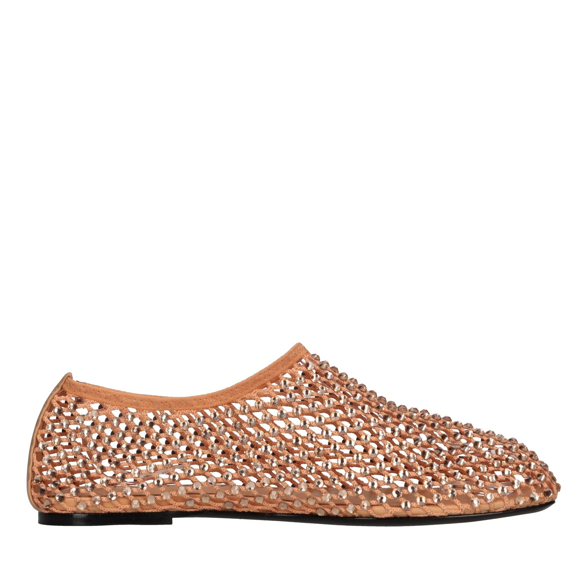 Ballerine Dollie in tessuto e strass 