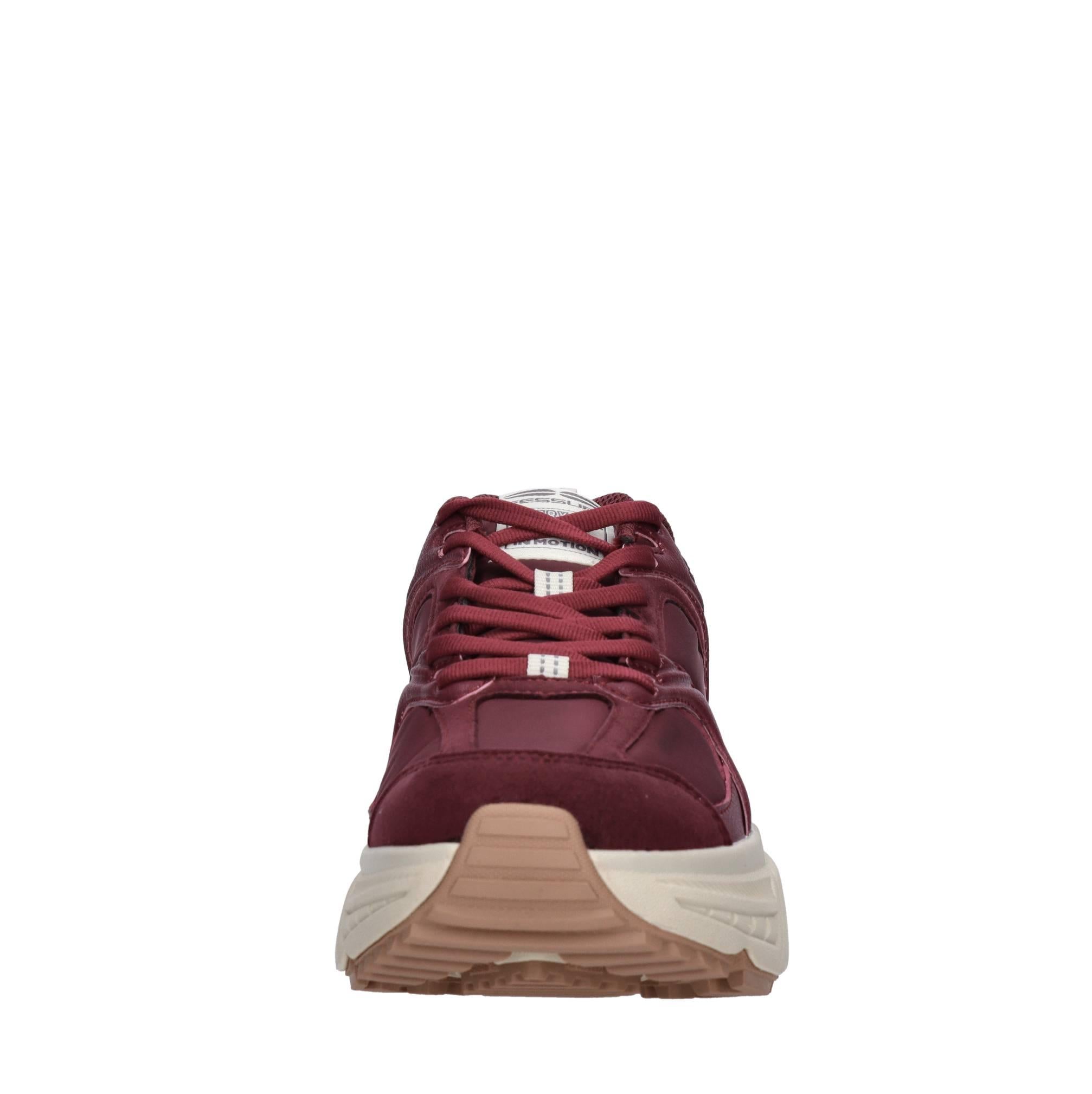 Sneakers in ecopelle e tessuto 