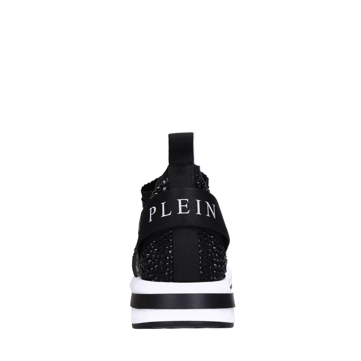 Sneakers in tessuto e strass 