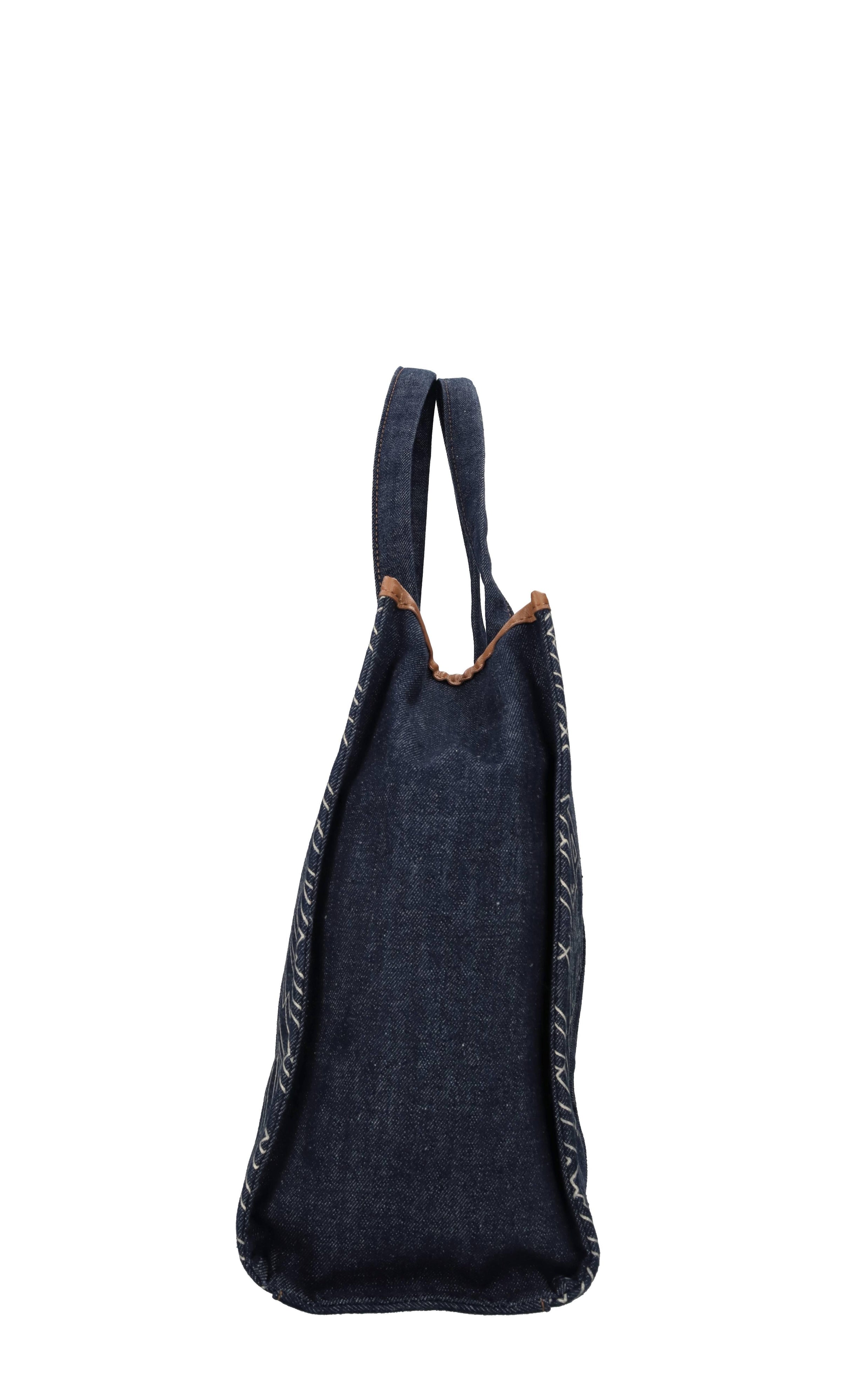 Borsa in tessuto denim 