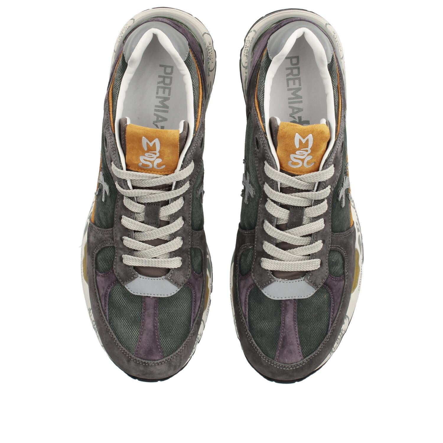 Sneakers Mase Var 7868 in camoscio, ecopelle e tessuto 