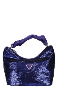 Borsa in tessuto e paillettes 