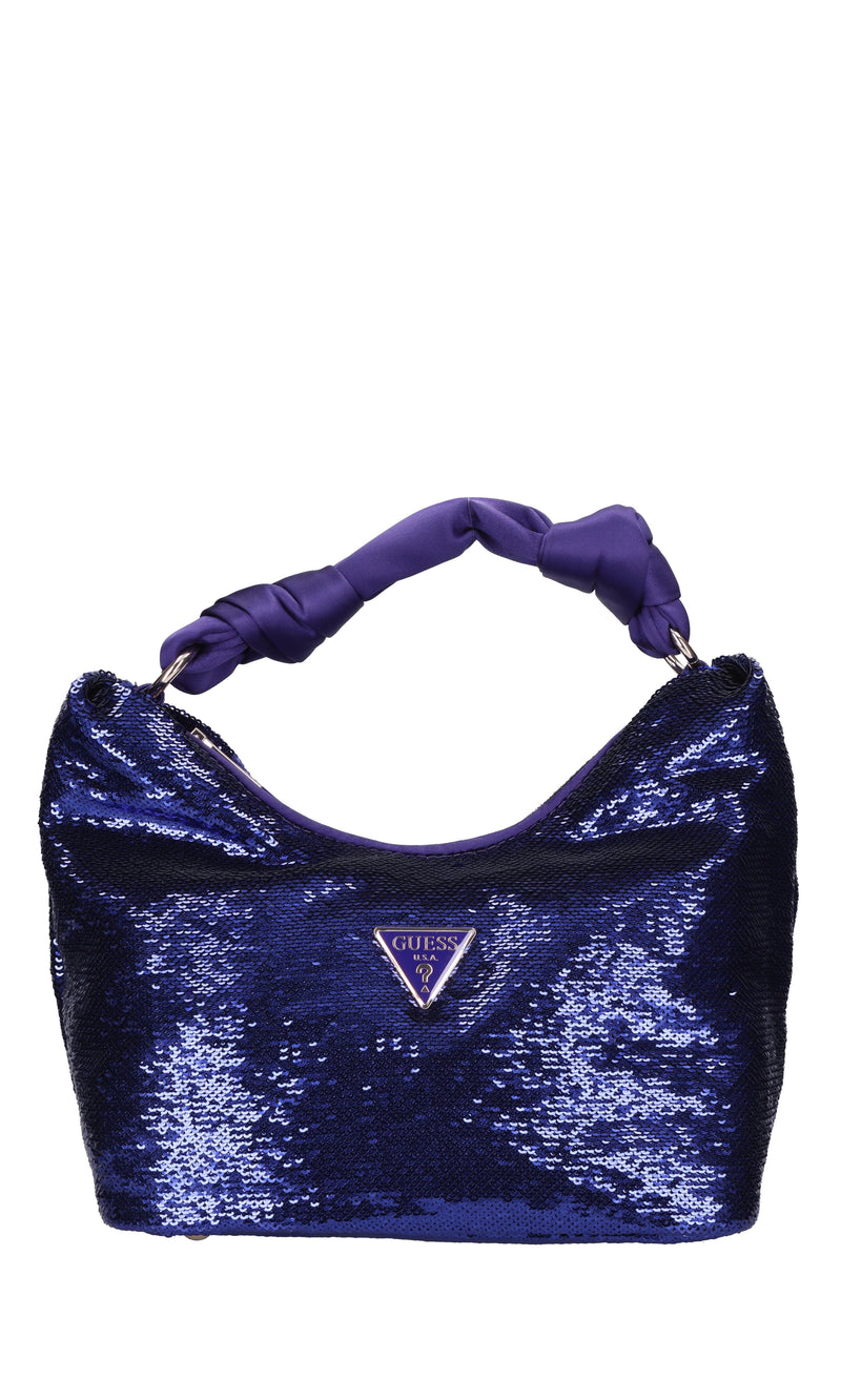 Borsa in tessuto e paillettes 