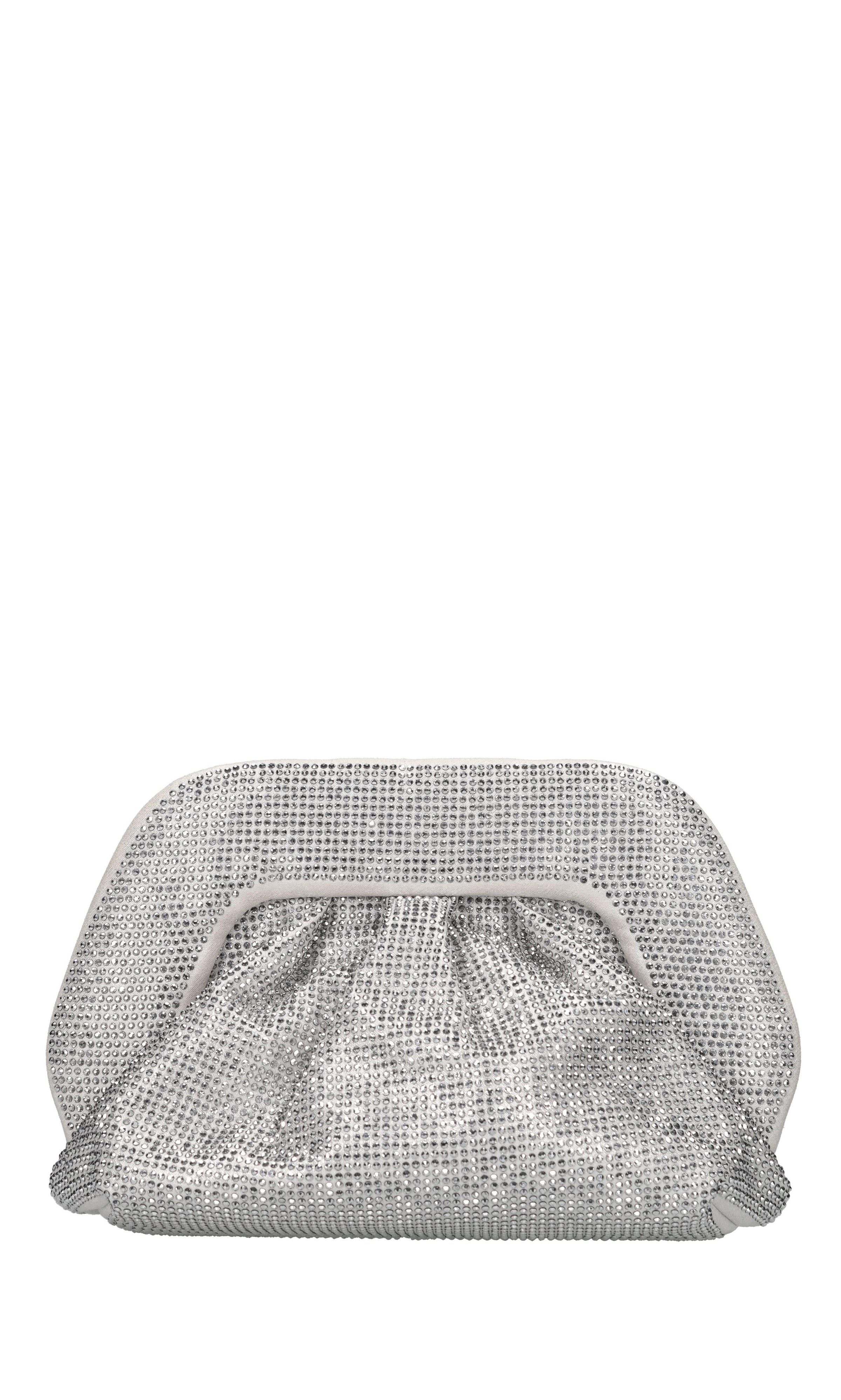 Borsa Gea in tessuto e strass 