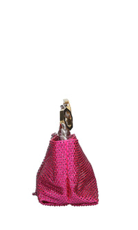 Borsa Jessye in raso e strass 