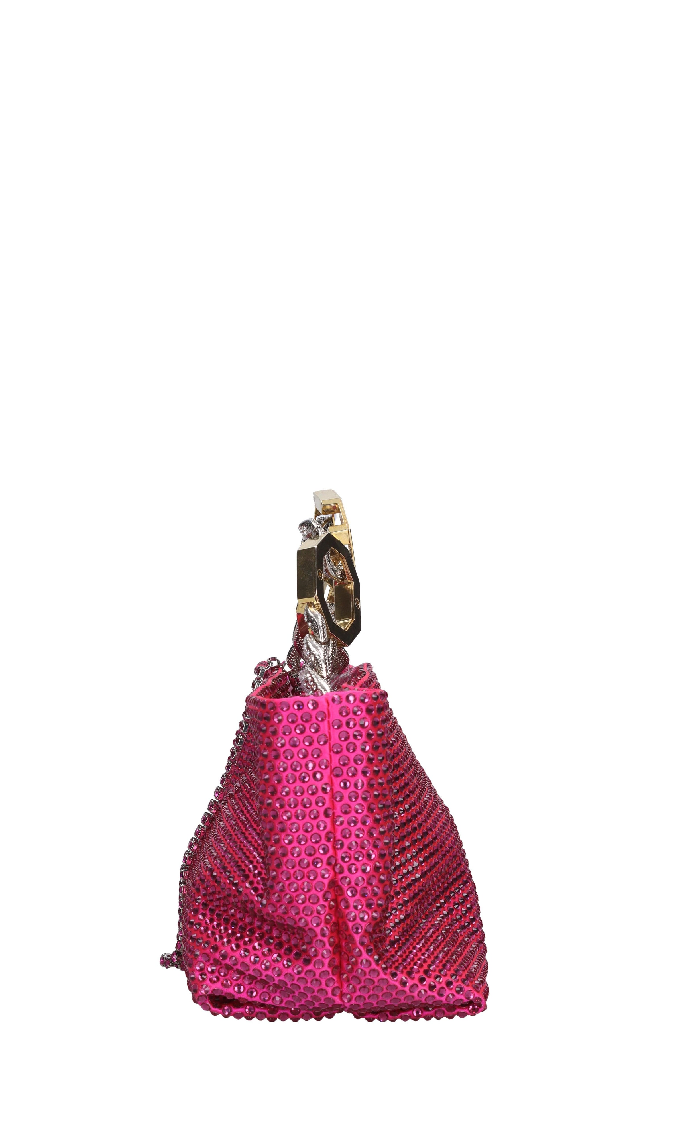 Borsa Jessye in raso e strass 