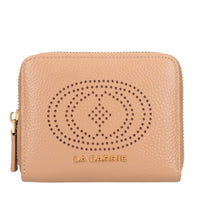 Portafoglio Drilled logo small wallet in pelle 
