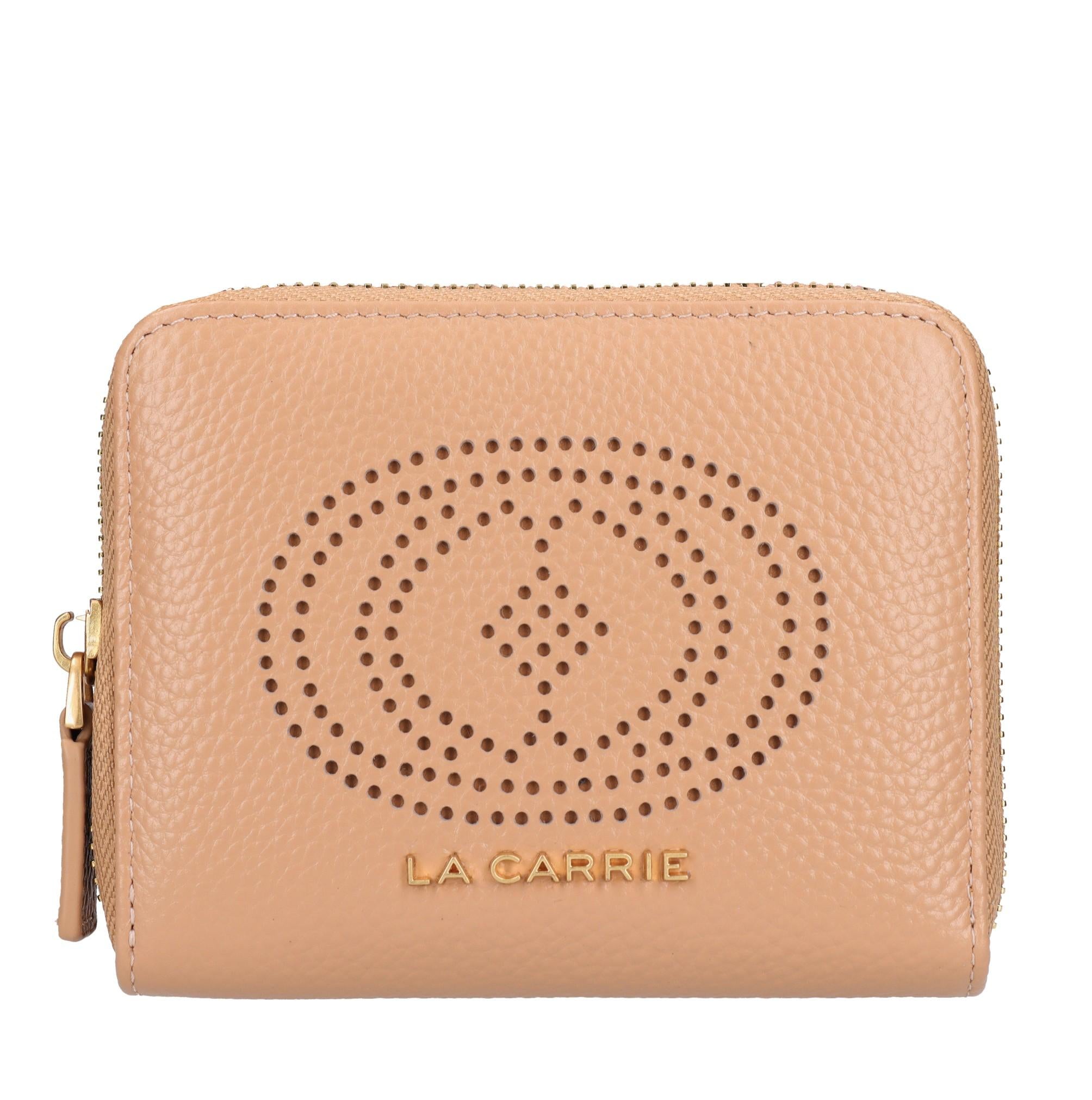 Portafoglio Drilled logo small wallet in pelle 