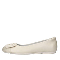 Ballerine in pelle con microglitter 