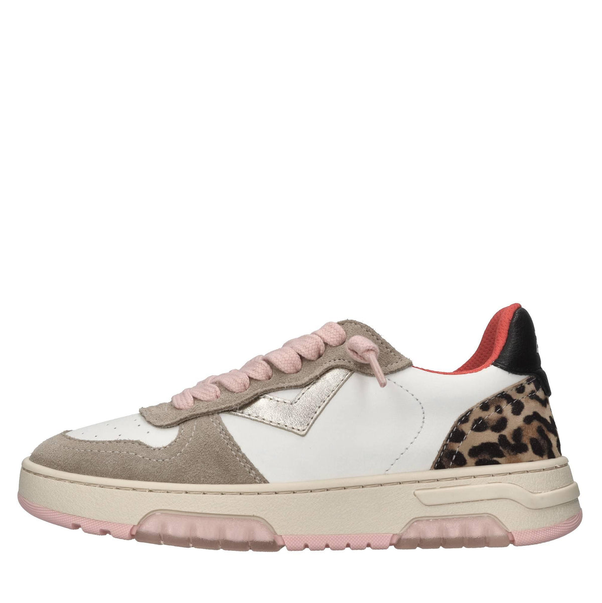Sneakers in pelle e camoscio 