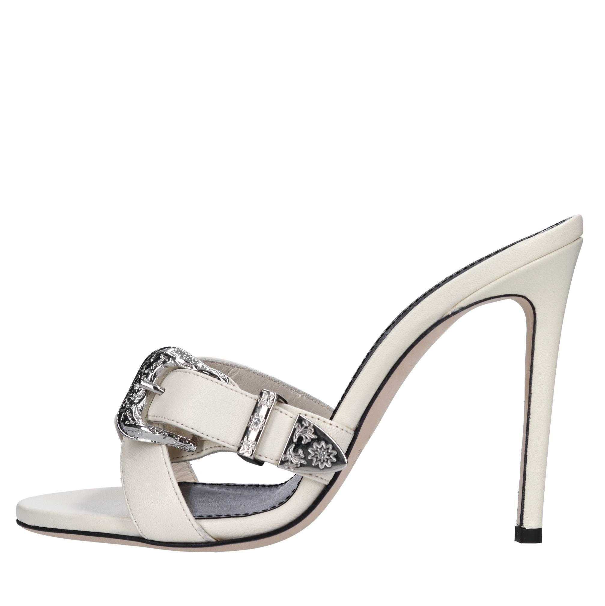 Mules in pelle 