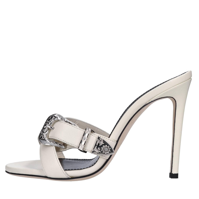 Mules in pelle 
