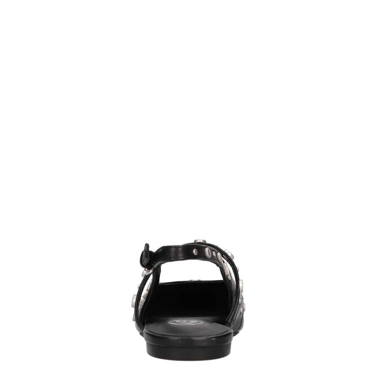 Ballerine slingback Brenda in pelle e borchie 