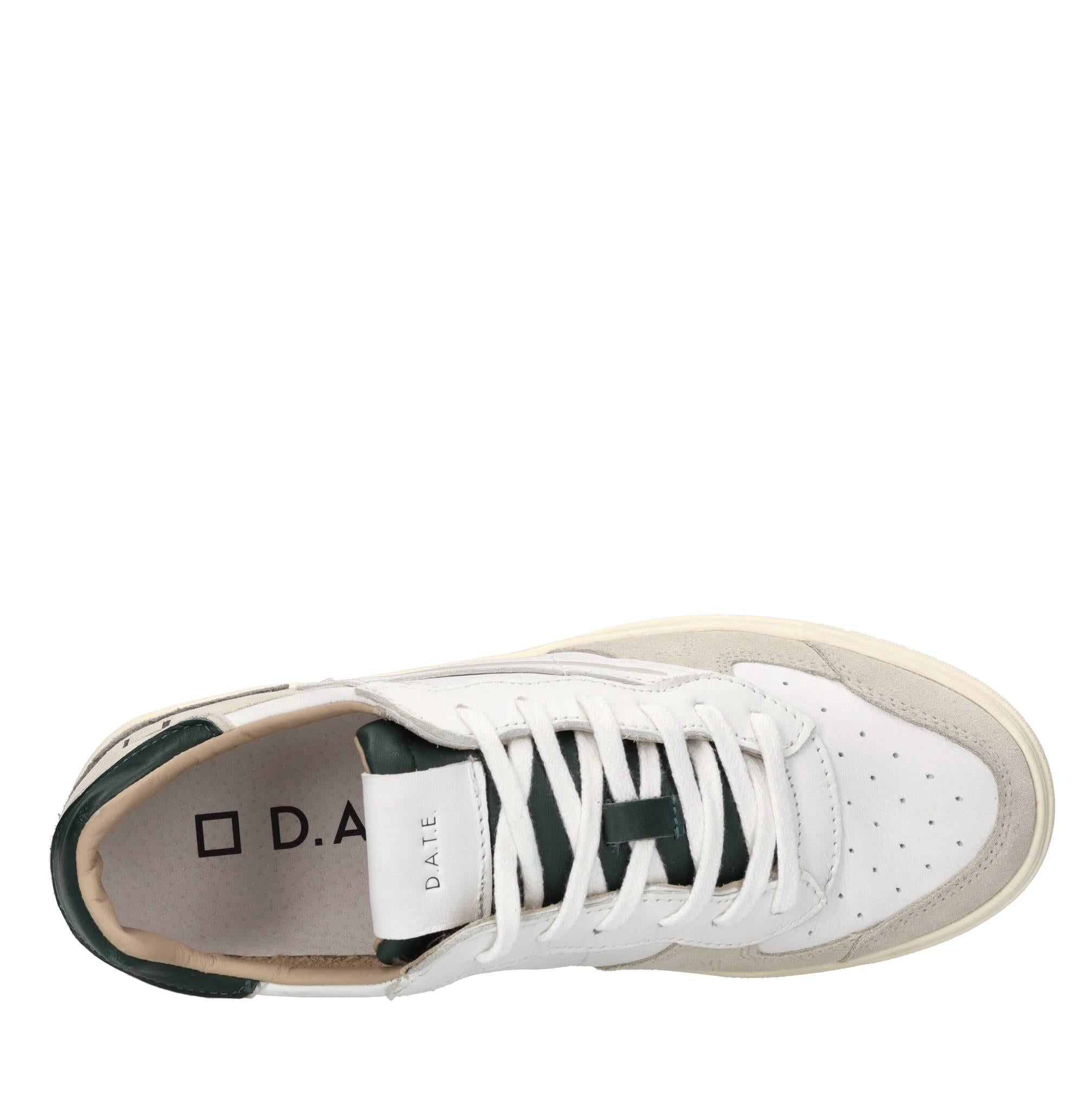 Sneakers in pelle e camoscio 