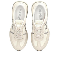 Sneakers Cassie Var 7682 in pelle, ecopelle e tessuto 