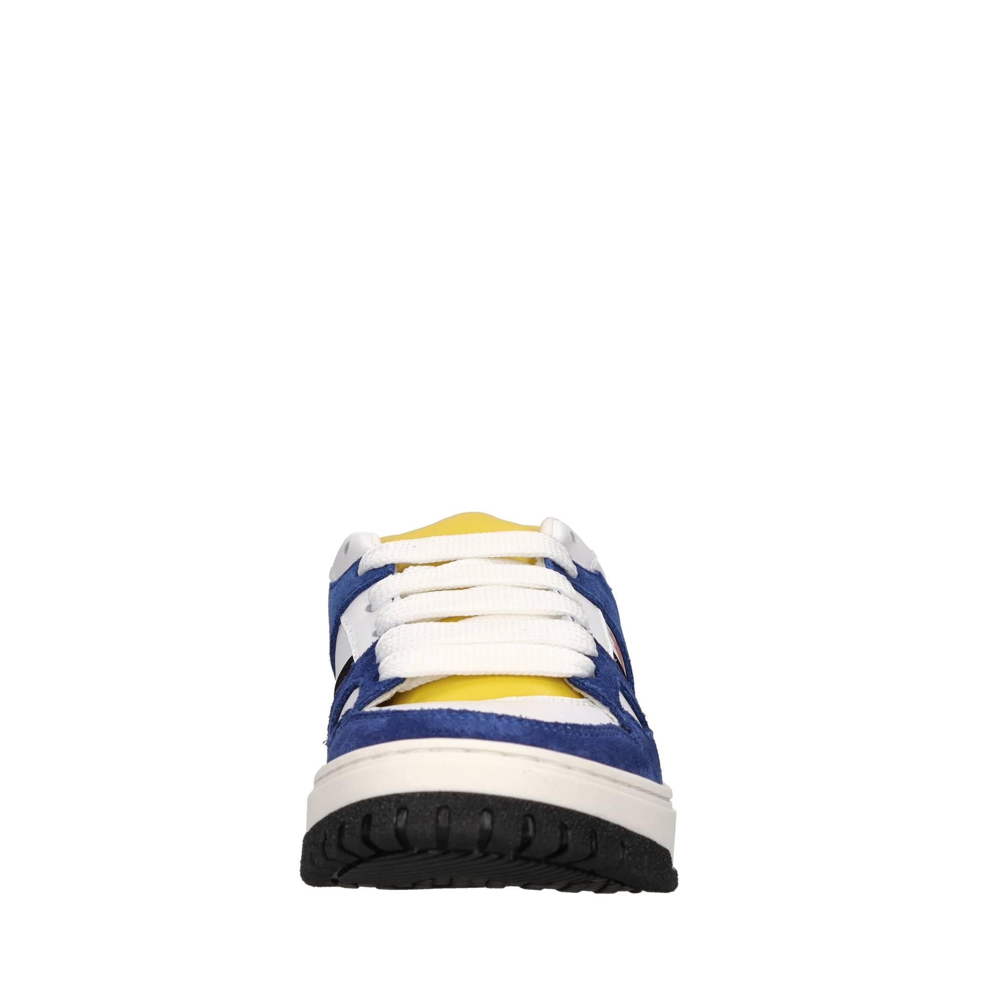 Sneakers in pelle e camoscio 